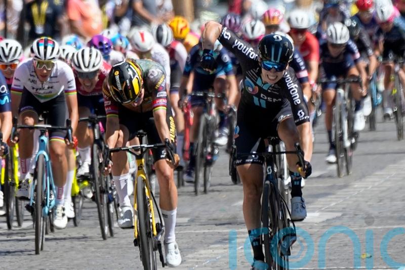 Lorena Wiebes gets yellow jersey as inaugural Tour de France Femmes starts