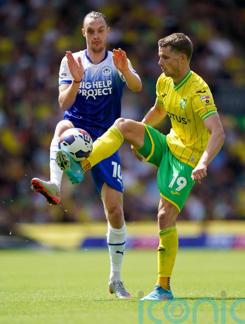 Relegated Norwich frustrated by promoted Wigan as Max Aarons forces draw