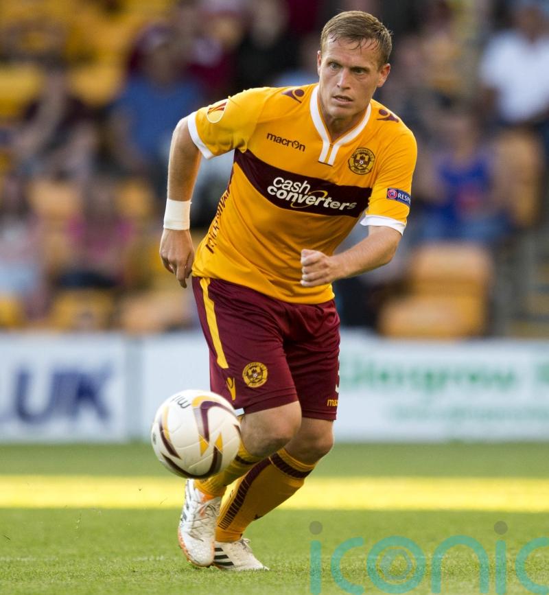 No celebrations from Steven Hammell as he gets down to business at Motherwell