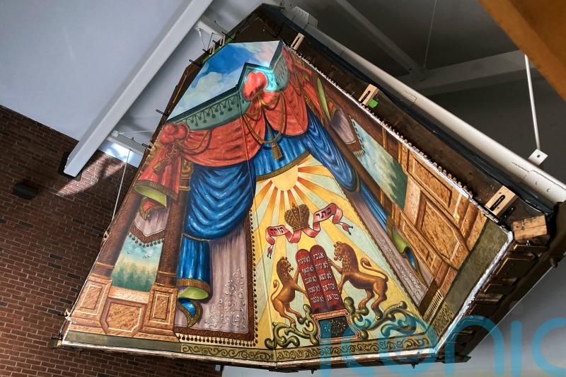 'A treasure' - Rare synagogue mural restored
