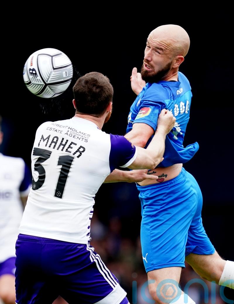 Paddy Madden suspended for Stockport&rsquo;s game against AFC Wimbledon