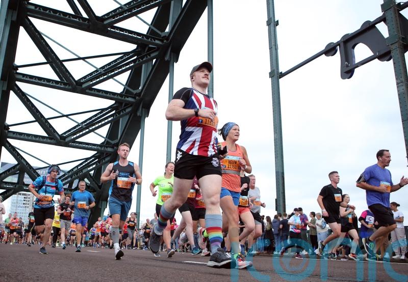 Tributes paid to the Queen at the Great North Run