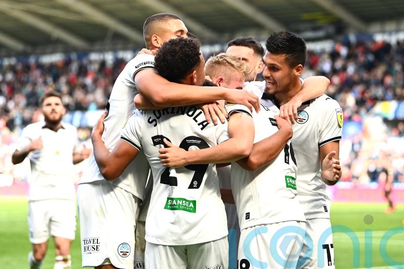 Swansea down Hull with second-half goals but Joe Allen injury a worry for Wales