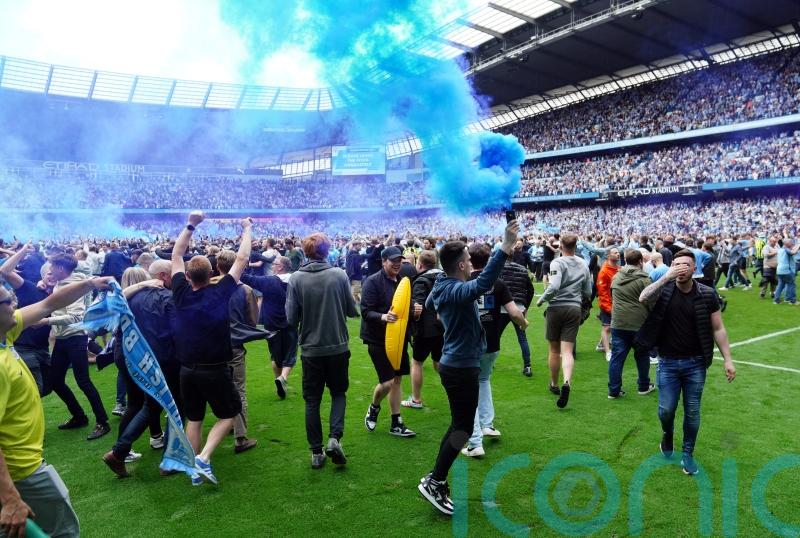 Manchester City fined over pitch invasion to celebrate Premier League title win