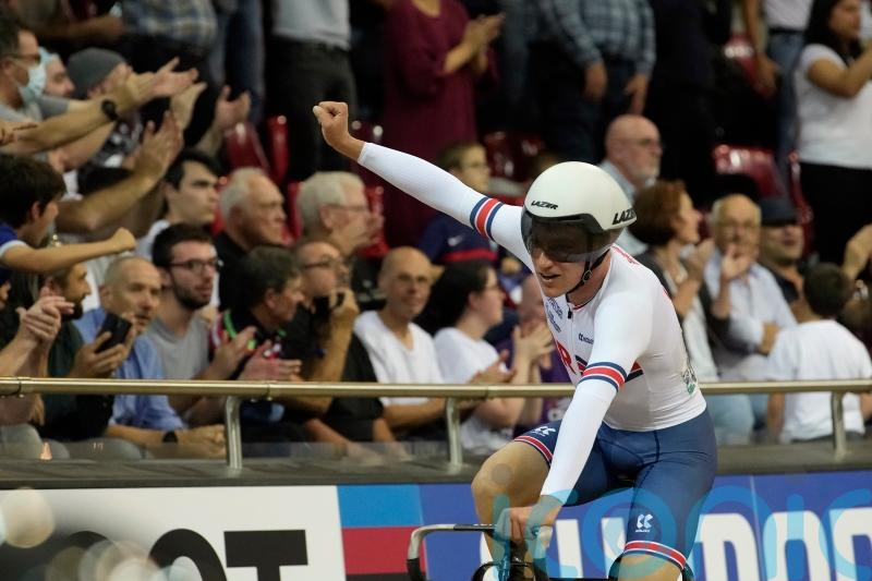 Ethan Hayter successfully defends omnium title at Track World Championships