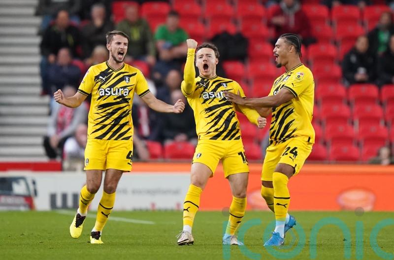 Ollie Rathbone leads Rotherham to win at Stoke