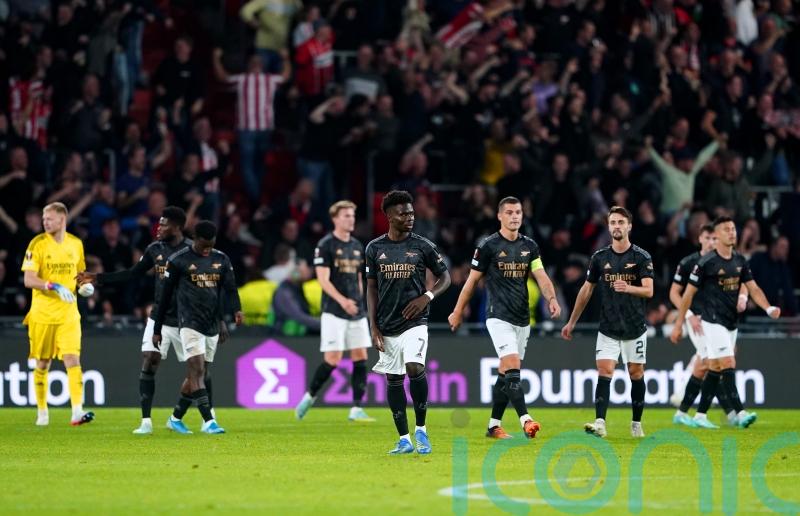 Arsenal miss chance to wrap up Europa League group in PSV defeat