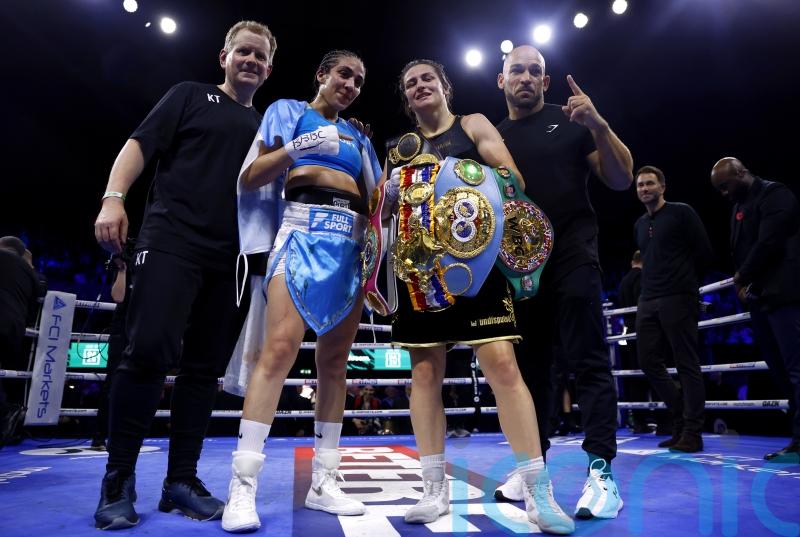 Katie Taylor defends undisputed lightweight titles with victory at Wembley Arena