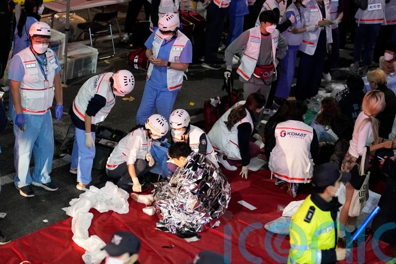 South Korea mourns deaths of over 150 young people crushed in Halloween surge