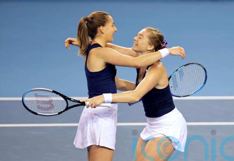 Britain beaten by Kazakhstan but doubles win keeps BJK Cup hopes alive