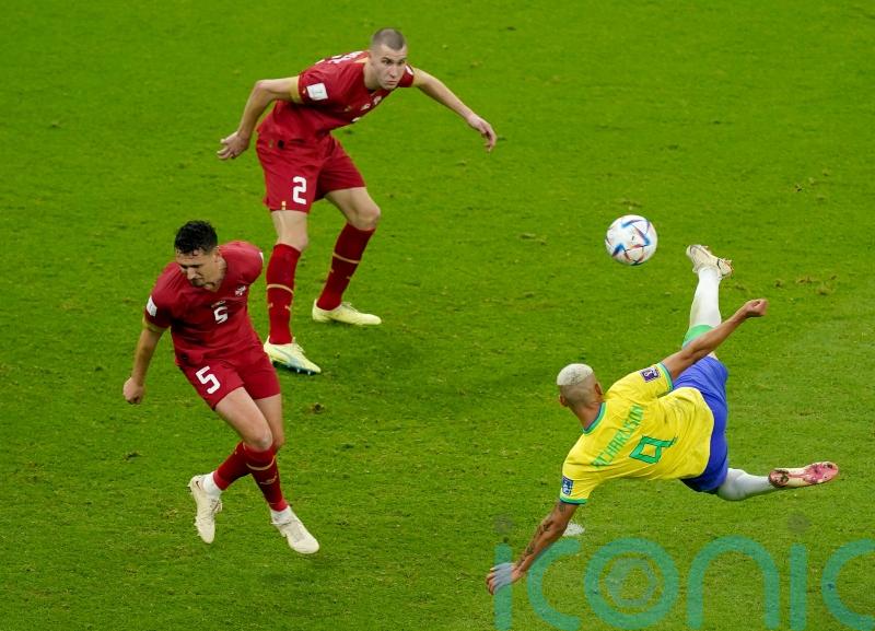 Two-goal Richarlison caps Brazil victory over Serbia with spectacular volley