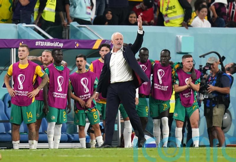 Graham Arnold says Australia will take on Argentina with &lsquo;all guns blazing&rsquo;