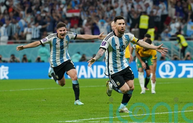Another milestone and another goal for Lionel Messi as Argentina beat Australia