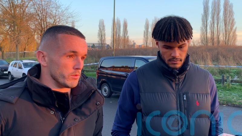 Aston Villa duo McGinn and Mings pay respects to victims of frozen lake tragedy