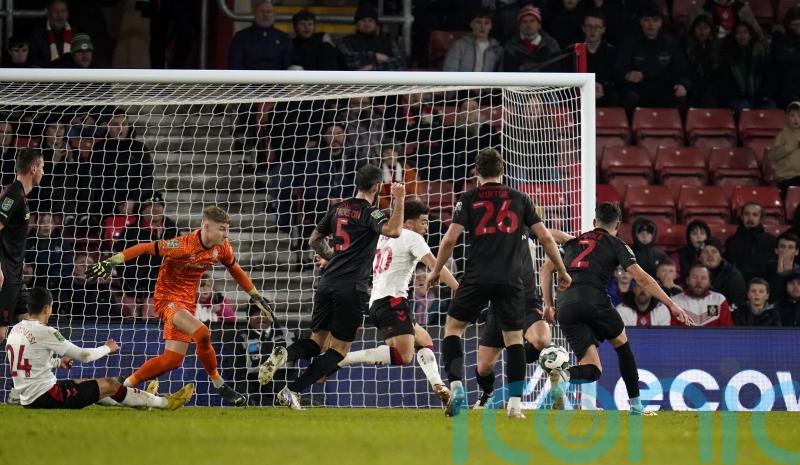 Che Adams double sees Southampton scrape past Lincoln