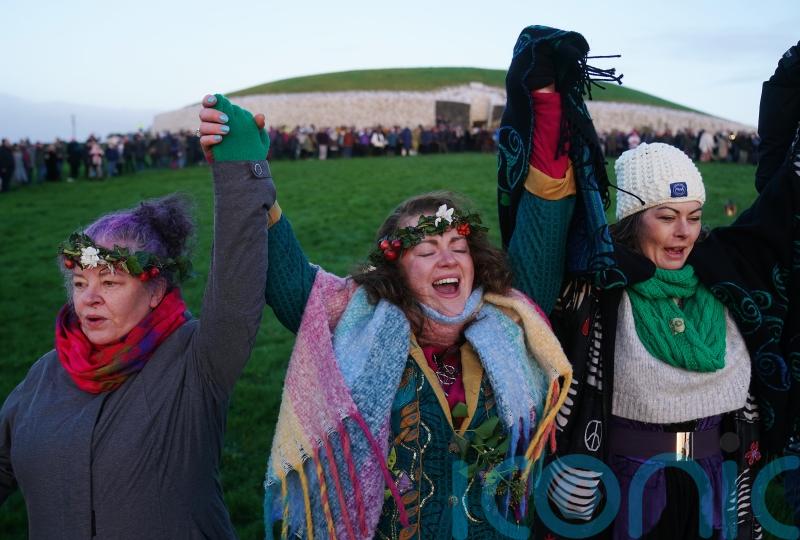 Visitors return to Newgrange for winter solstice after pandemic break