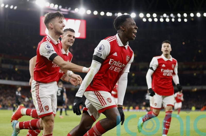 Eddie Nketiah caps Arsenal comeback with goal as leaders beat West Ham