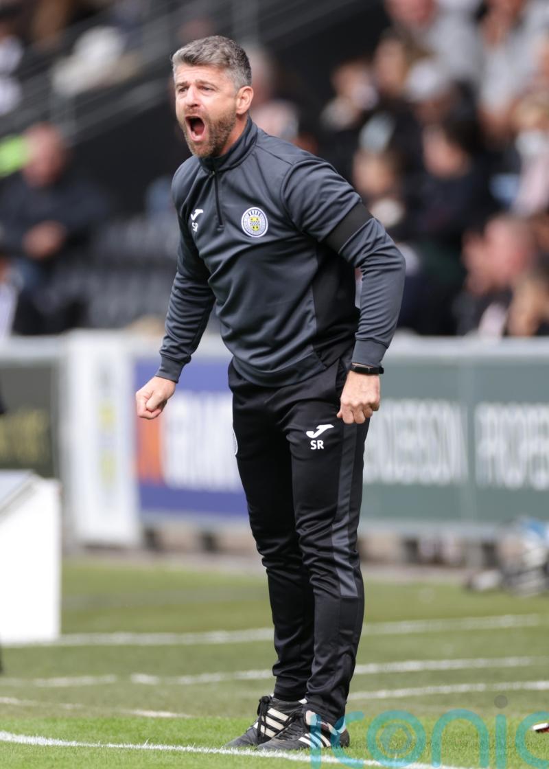 St Mirren boss Stephen Robinson: The game should have been won in the first half