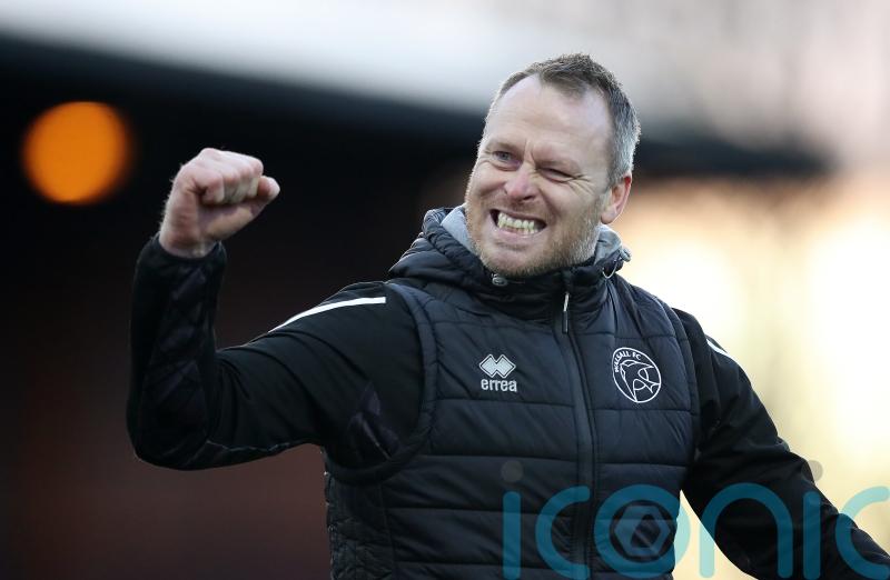 Walsall boss Michael Flynn relishing Leicester tie after FA Cup win at Stockport