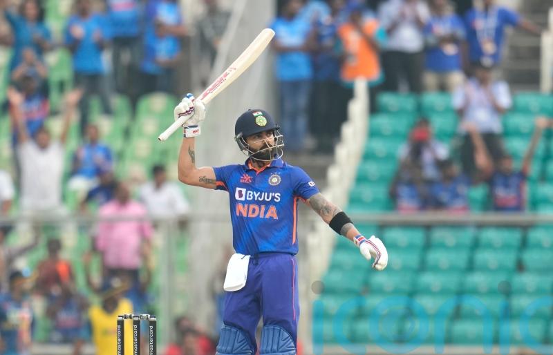 Virat Kohli&rsquo;s unbeaten 166 leads India to record ODI runs win against Sri Lanka