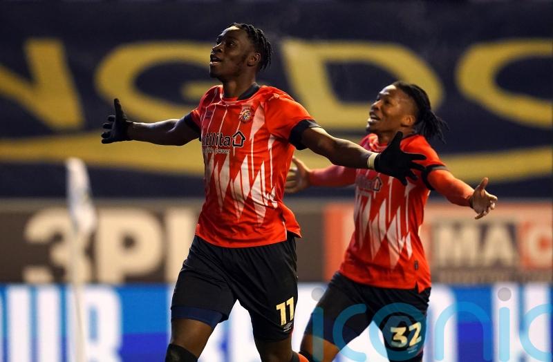 Elijah Adebayo pounces at the death as Luton win at Wigan in FA Cup