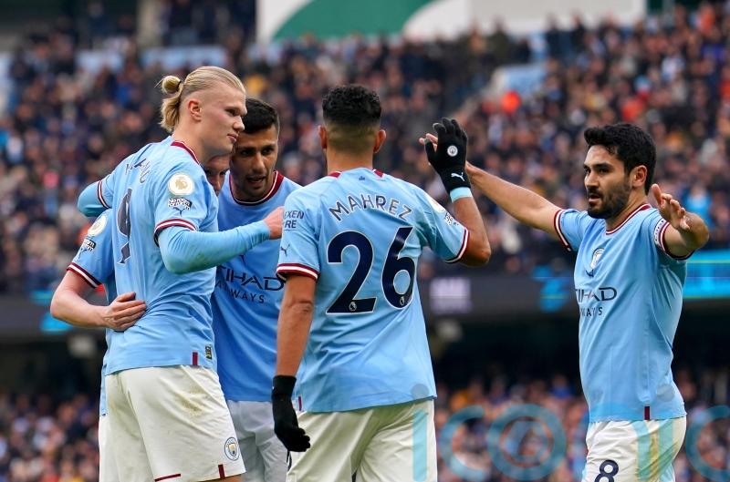 Pep Guardiola says hat-trick hero Erling Haaland is &lsquo;not a player to be dropped&rsquo;