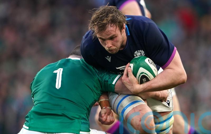 Jonny Gray joins up with Scotland squad ahead of Six Nations opener with England