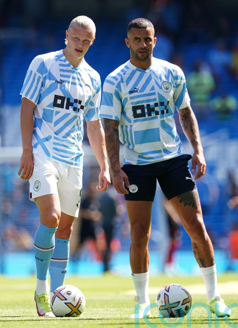 Kyle Walker insists Erling Haaland is a not a problem for Manchester City