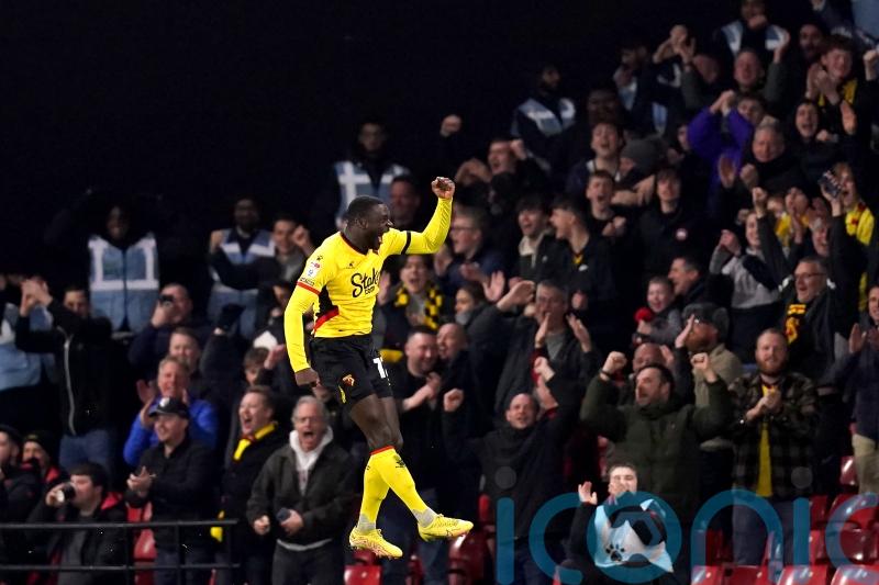 Ken Sema scores twice as Watford beat West Brom to move back into play-off spots