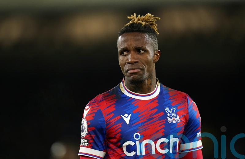 Patrick Vieira says Eagles players must not rely on Wilfried Zaha to lift them