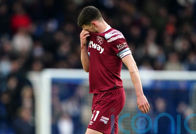Declan Rice apologises to West Ham fans following heavy defeat at Brighton