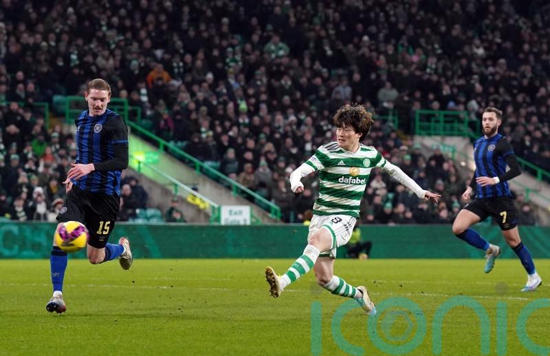 Kyogo Furuhashi on target again as Celtic beat Hearts