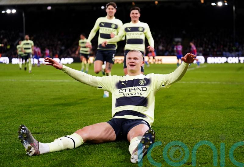 Erling Haaland penalty sees Manchester City past resilient Crystal Palace