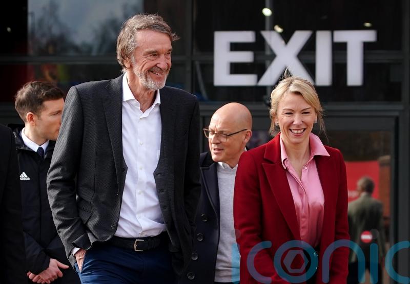 Manchester United bidder Sir Jim Ratcliffe attends presentation at Old Trafford