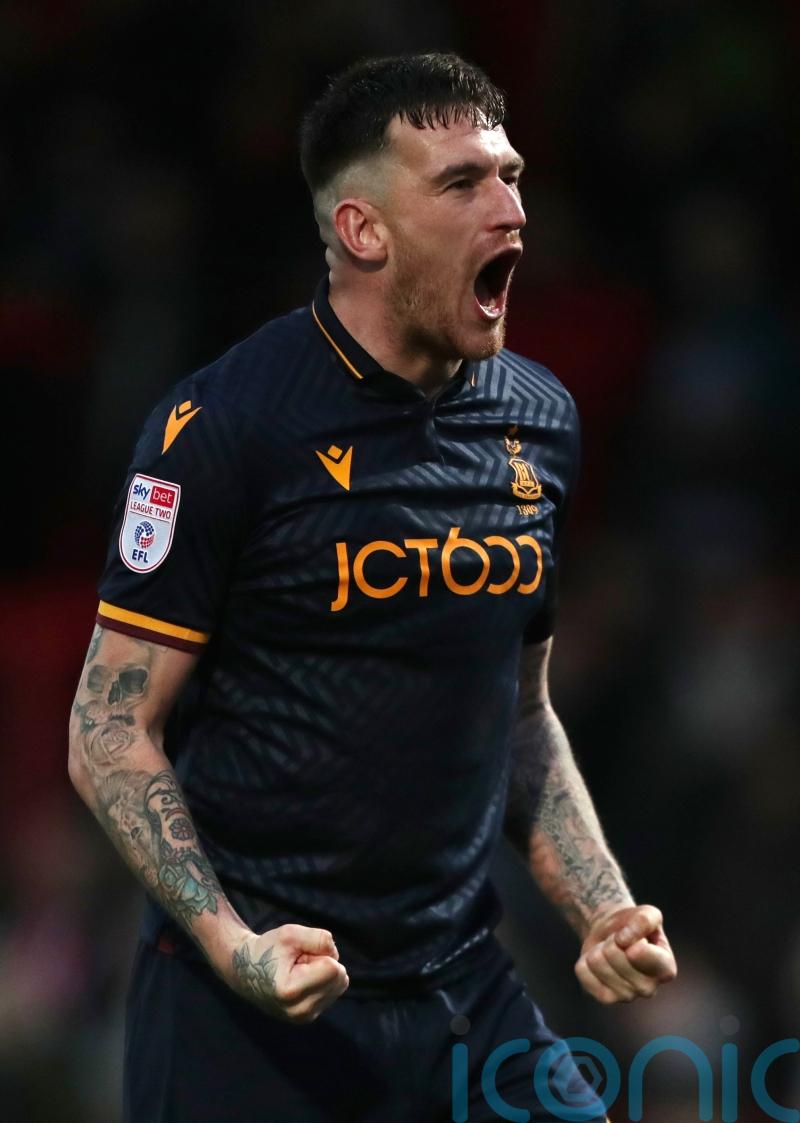 Andy Cook&rsquo;s brace rescues Bradford against struggling Hartlepool