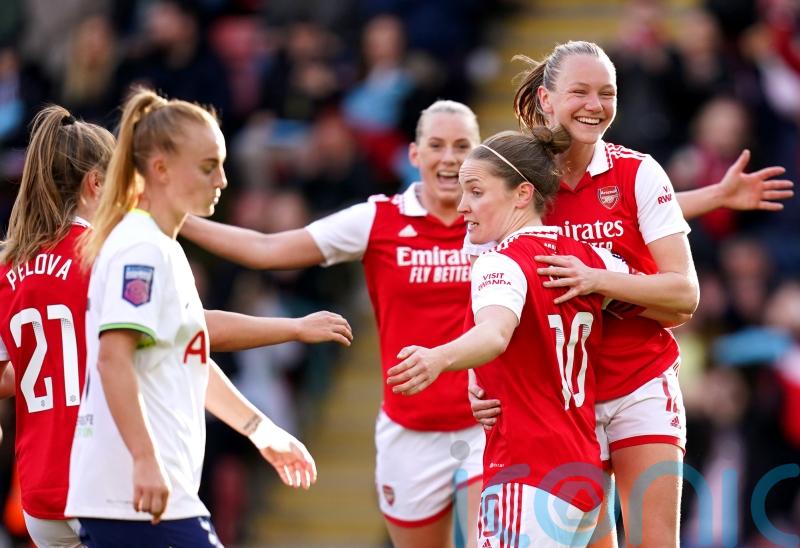 Arsenal thrash rivals Tottenham to boost Women&rsquo;s Super League title hopes
