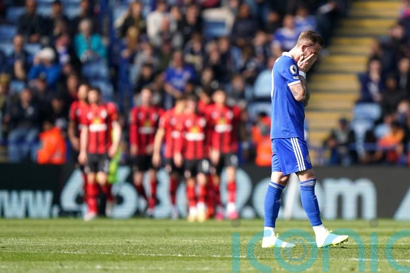 James Maddison error gifts Bournemouth win to leave Leicester deep in trouble