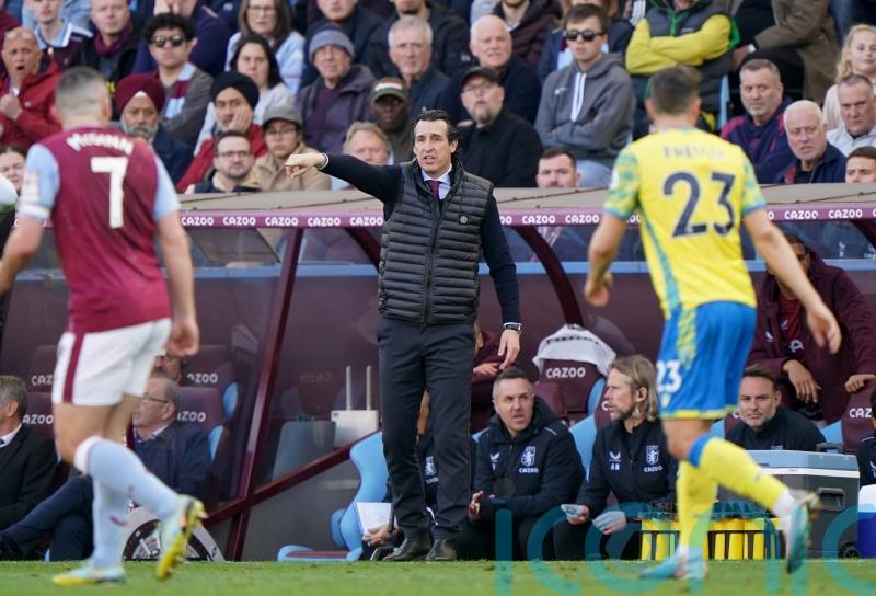 Unai Emery insists pressure is off as Aston Villa chase European place