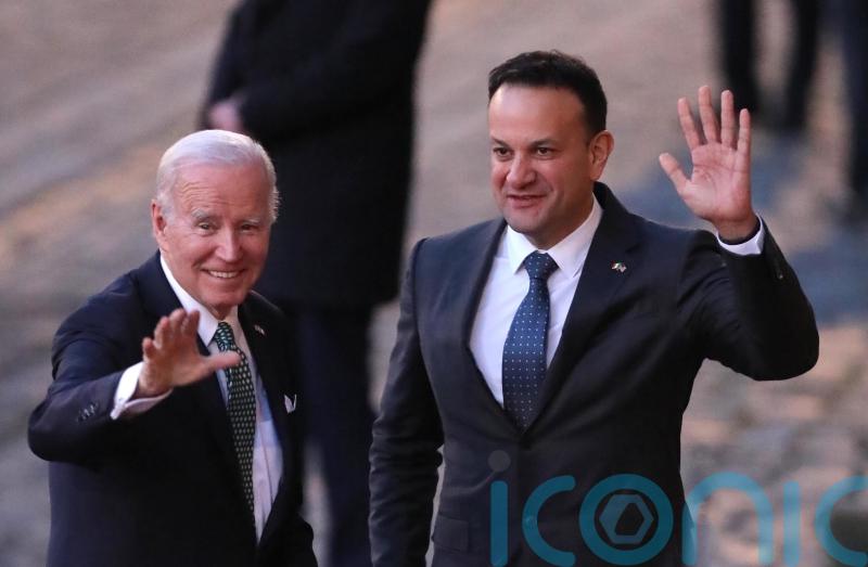 Irish premier fulfils pledge to roll out red carpet for Joe Biden