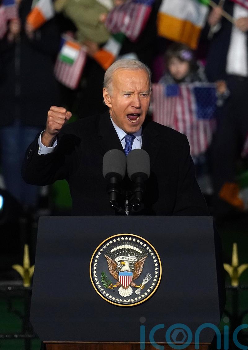 &lsquo;Mayo for Sam&rsquo;: Biden wins crowd over by wishing home team success