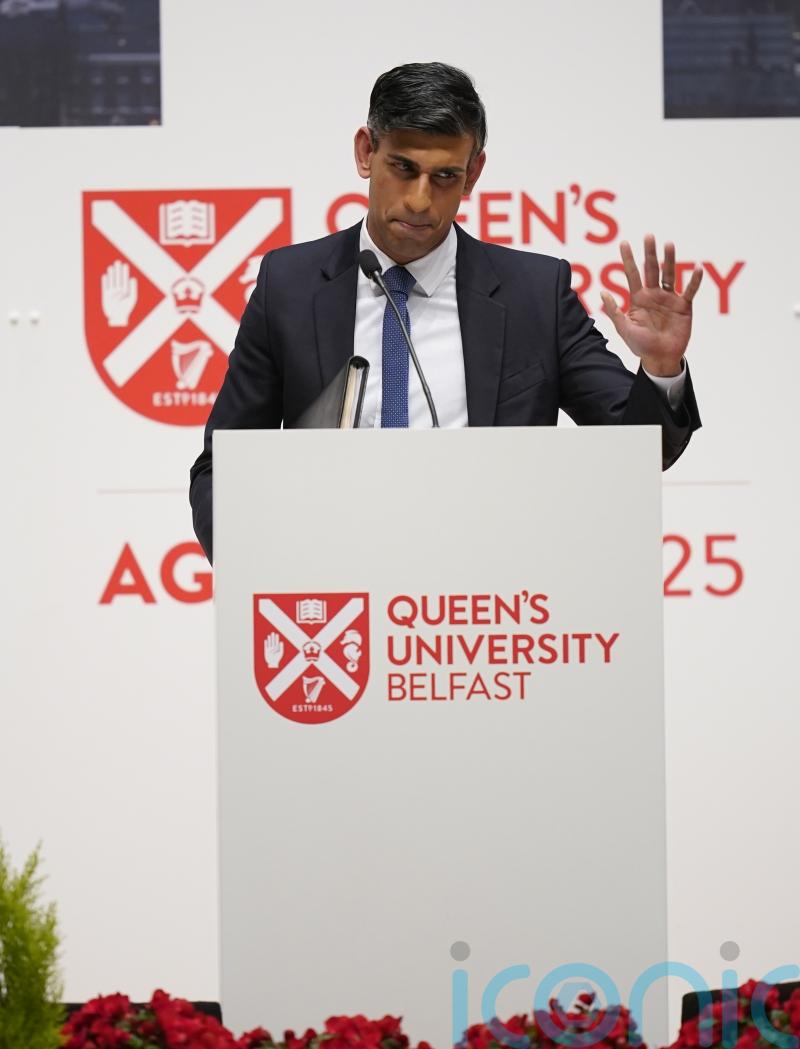 Rishi Sunak outlines his vision for the next 25 years in Northern Ireland