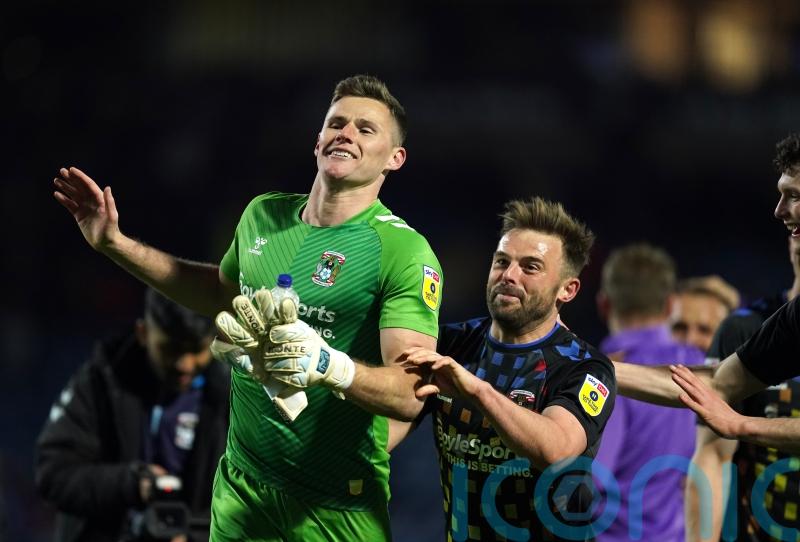Coventry goalkeeper Ben Wilson denies Blackburn with last-gasp goal