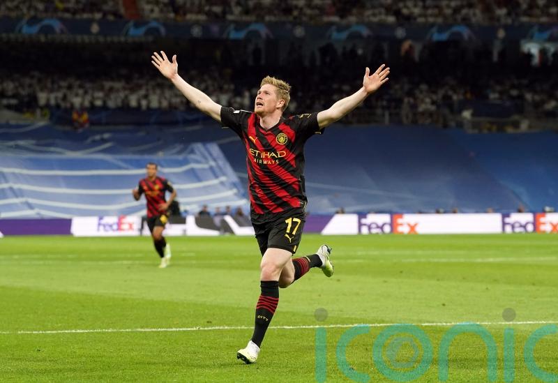 Kevin De Bruyne rocket earns Manchester City first-leg draw with Real Madrid