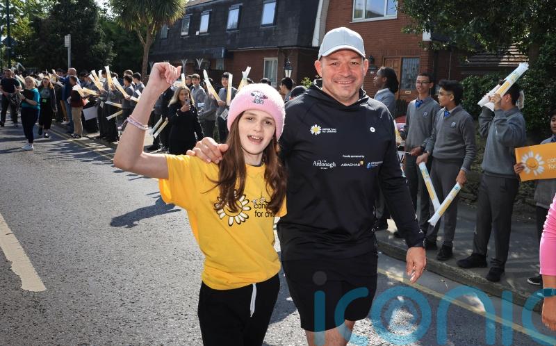 Rory Best &lsquo;full of energy&rsquo; as he begins 330km fundraising walk across Ireland