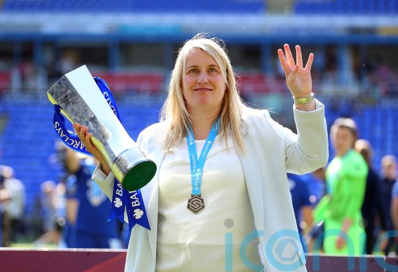 Emma Hayes hails &lsquo;a victory for the team&rsquo; as Chelsea win fourth straight title