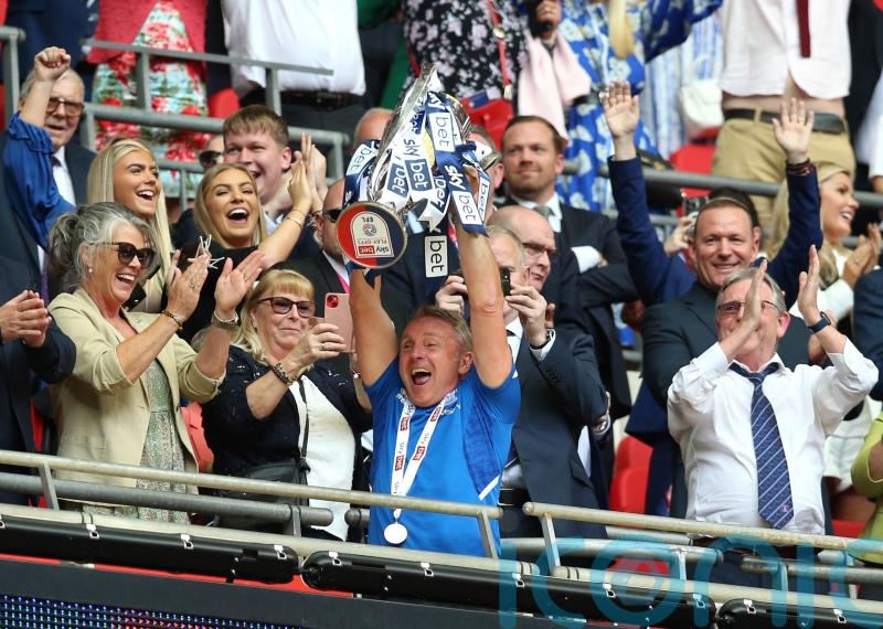 Paul Simpson plans &lsquo;really good night&rsquo; on the beers after Carlisle win promotion