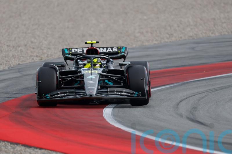 Lewis Hamilton and George Russell collide as Max Verstappen claims pole