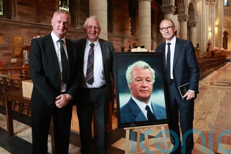 Service celebrates life of Northern Ireland World Cup manager Billy Bingham
