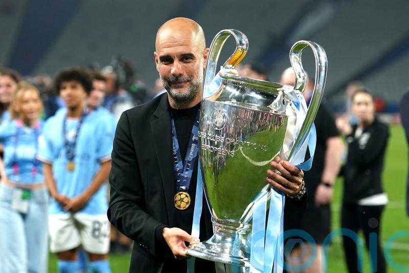 Pep Guardiola emotional as Manchester City win Champions League to seal treble