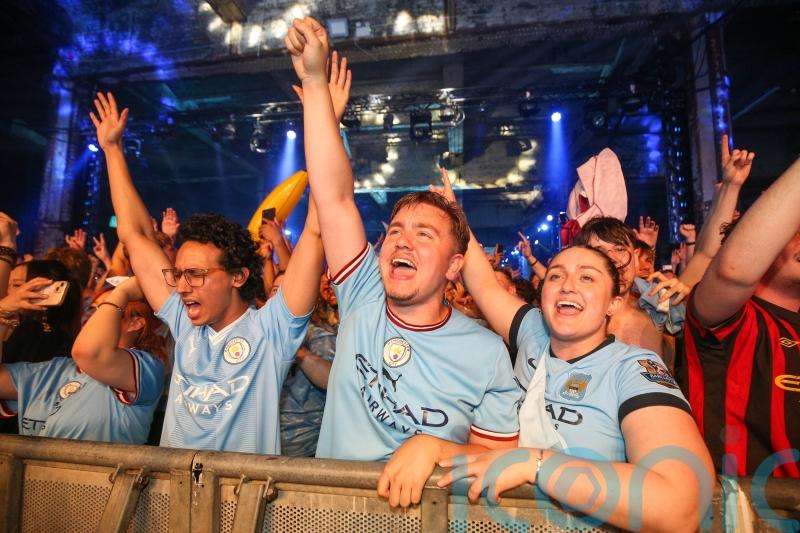 Manchester rain to &lsquo;taste like champagne&rsquo; as City celebrate Champions League win
